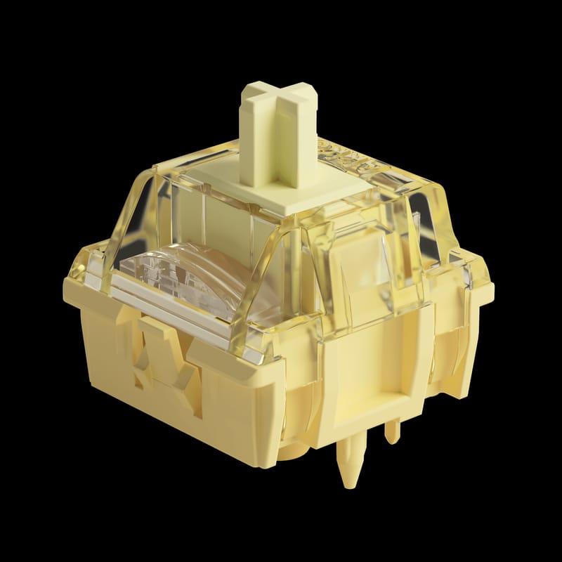 V5 Creamy Yellow Pro Switch – Lubed