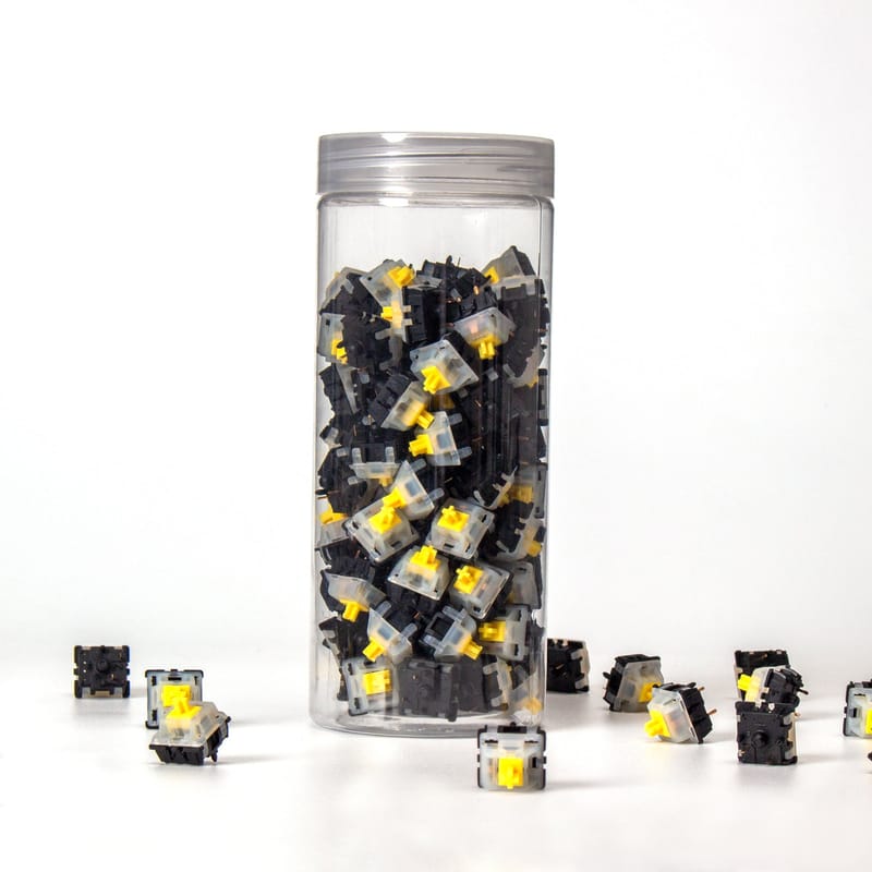 gateron milky top black bottom — image 1