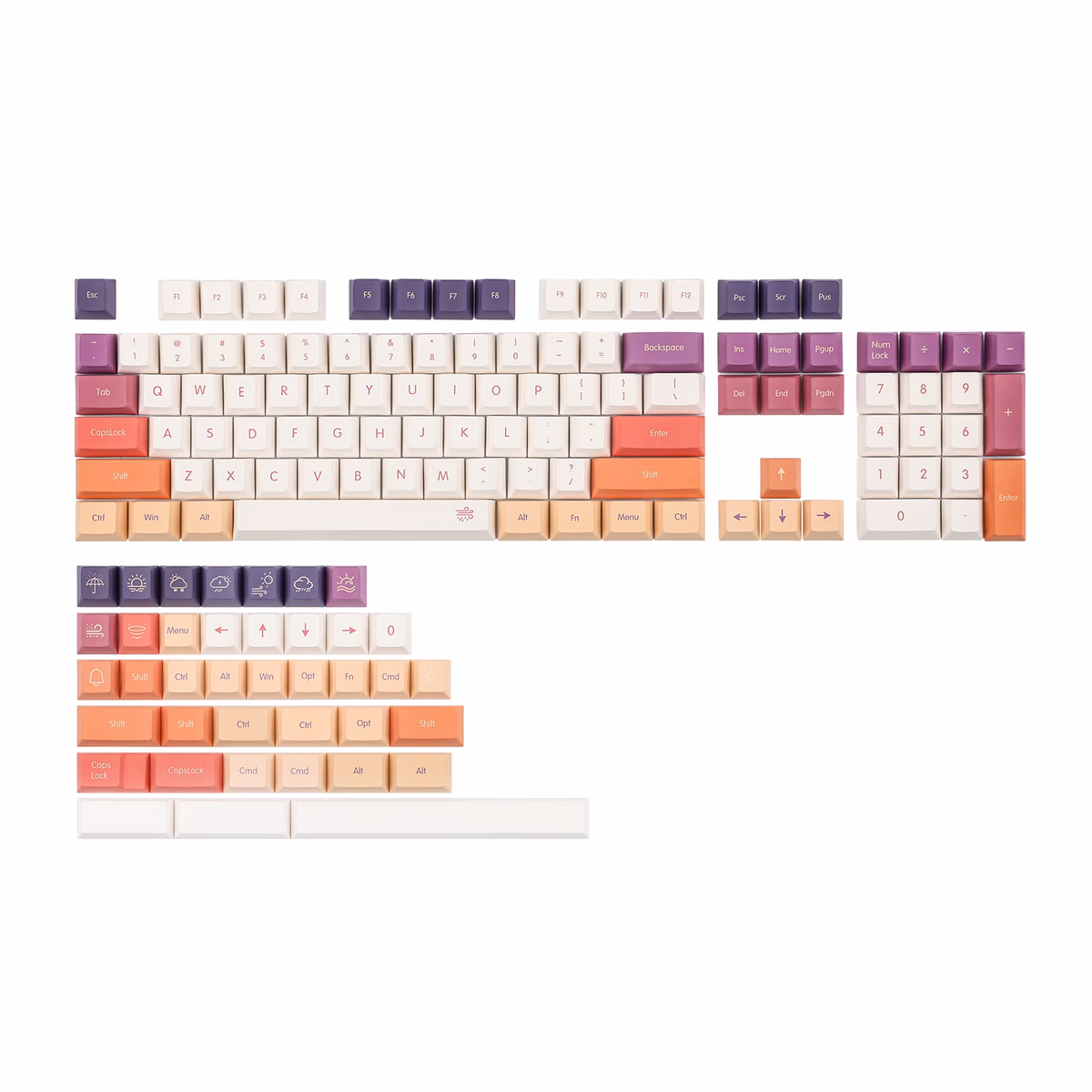 Epomaker Mist Clouds Keycaps — image 1