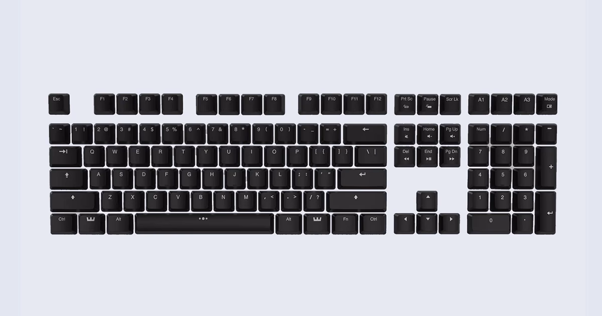 Wooting Etched Backlit ABS Keycap Set