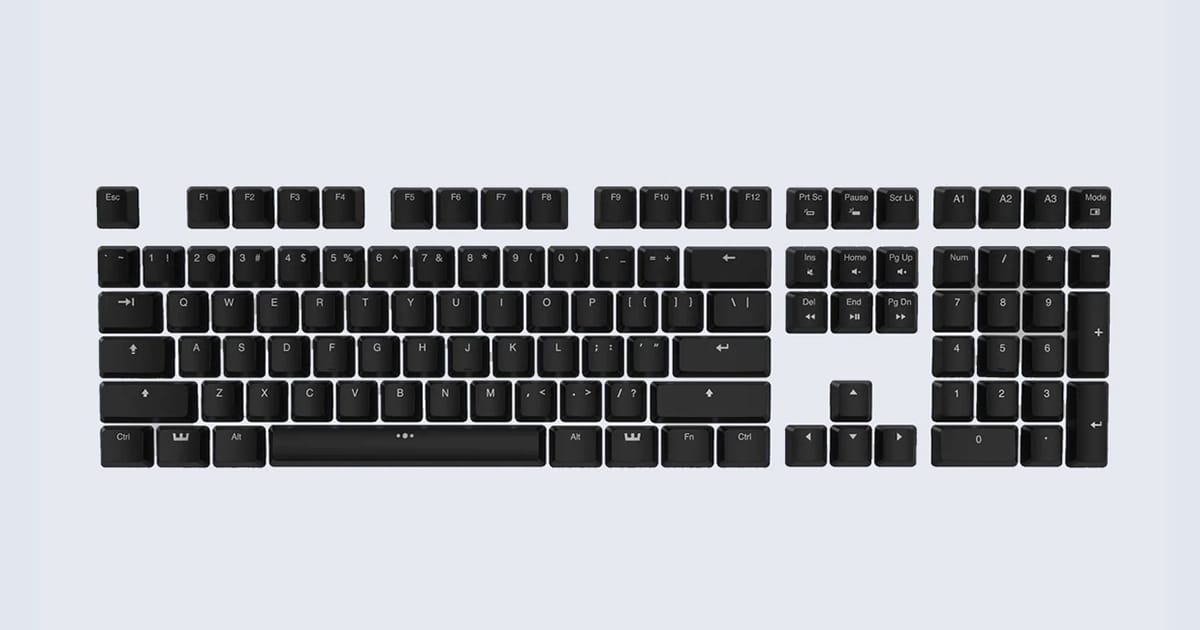 Wooting Etched Backlit ABS Keycap Set
