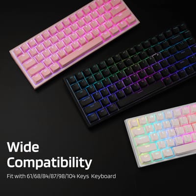 Royal Kludge x LTC 117-Key PBT Double Shot OEM (Pink) - view 4