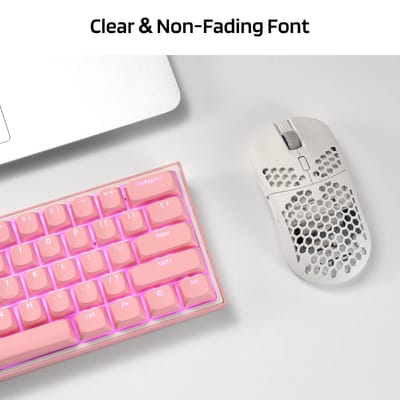 Royal Kludge x LTC 117-Key PBT Double Shot OEM (Pink) - view 3